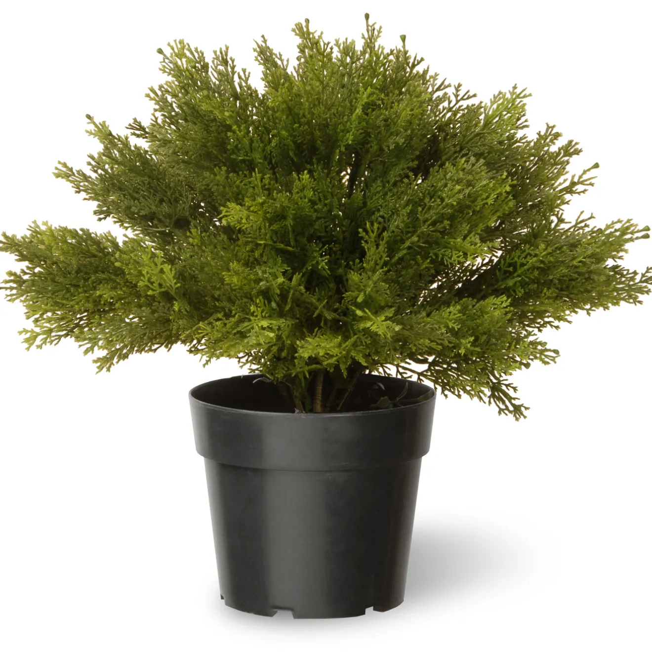Discount 15" Artificial Globe Juniper Potted Plants|Topiaries & Shrubs