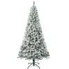New 7.5 ft. Acacia Flocked Tree Unlit|7 To 7.5 Feet