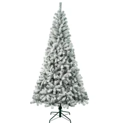 New 7.5 ft. Acacia Flocked Tree Unlit|7 To 7.5 Feet