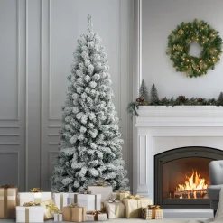 Hot 6 ft. Acacia Medium Flocked Tree Medium|Unlit