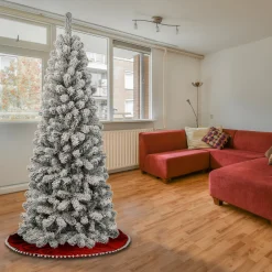 Hot 6 ft. Acacia Medium Flocked Tree Medium|Unlit