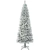 7.5 ft. Acacia Medium Flocked Tree Medium|Unlit
