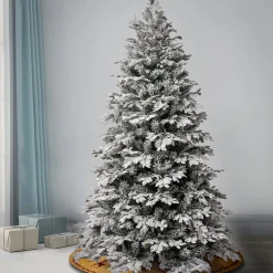 New 7.5 ft. Acacius Snowy Tree Full|Unlit