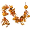 Best 6 ft. Fall Garland with Pumpkins, Pinecones, Berry Clusters, Maple Leaves Garlands