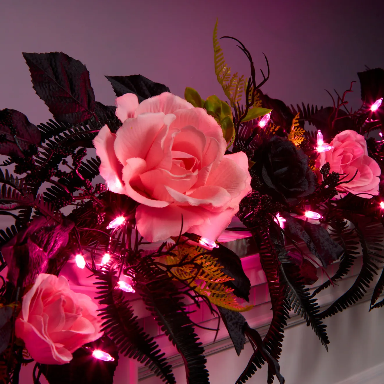 Best 6 ft. Halloween Cute and Creep Garland with LED Lights Garlands