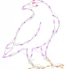 Online 2 ft. Halloween Raven Lighted Sign Decoration with LED Lights Sign Decorations