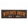 Outlet 2 ft. Halloween Witches Brew Drink Company Hanging Wall Decoration Sign Decorations