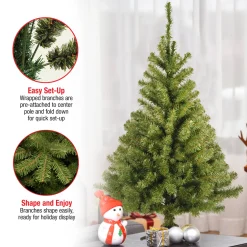 Outlet 3 ft. Kincaid Spruce Tree Full|Unlit