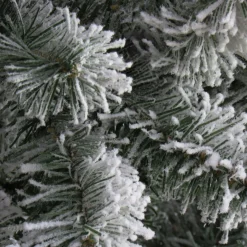Sale 7.5 ft. North Valley Spruce Tree with Snow Dusted Braches Full|Unlit
