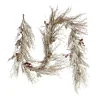 Hot 9 ft. Pre-Lit Alpine Snowy Garland with LED Lights Pre-Lit Christmas Garlands|7-10 Feet Christmas Garlands