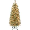 Discount 4.5 ft. Pre-Lit Arcadia Pine Cashmere Slim Tree with Clear Lights Pre-Lit|Slim