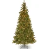 Outlet 6.5 ft. Pre-Lit Aspen Spruce Slim Tree with Clear Lights Slim|Pre-Lit