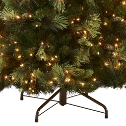 Sale 7.5 ft. Pre-Lit Carolina Pine Tree with 1000 Clear Lights Full|Pre-Lit