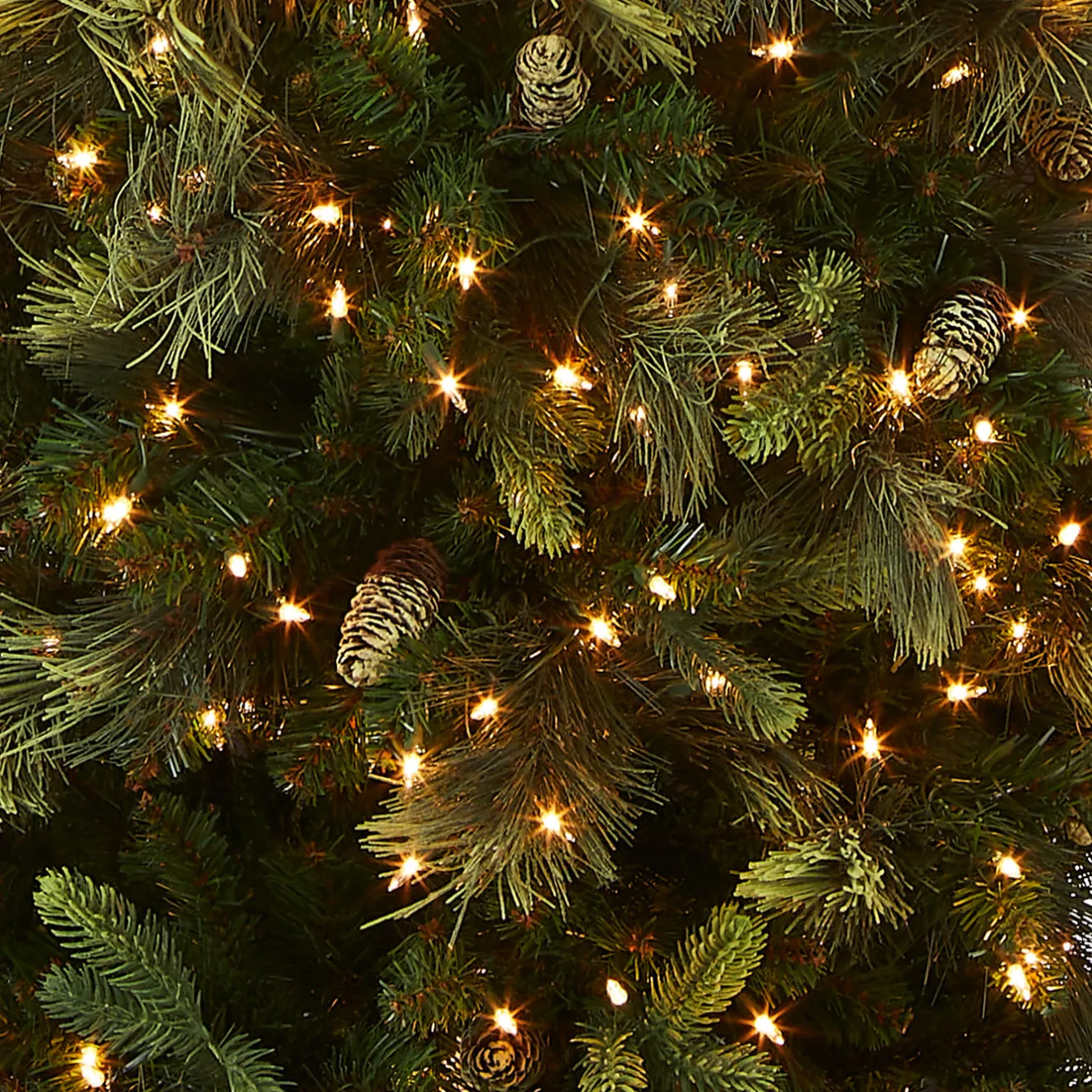 Hot 9 ft. Pre-Lit Carolina Pine Slim Tree with Clear Lights Pencil Slim|Pre-Lit