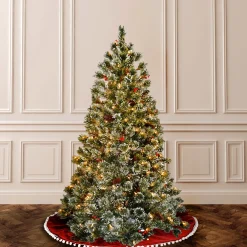 New 6 ft. Pre-Lit Cashmere Tree with Clear Lights Pre-Lit|Full