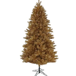 Best 7.5 ft. Pre-Lit Christmas True Gold Metallic Tree Pre-Lit|Full