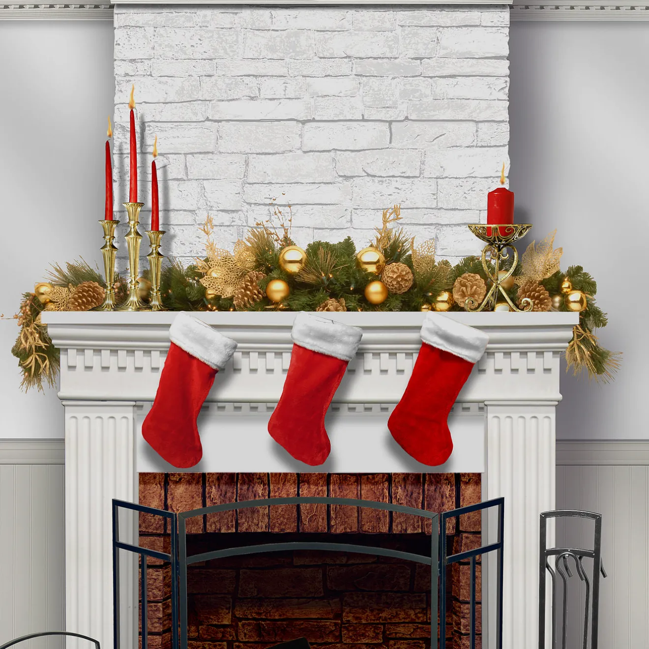 Sale 6 ft. Pre-Lit Decorative Collection Elegance Swag with Clear Lights Swags
