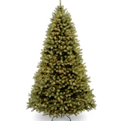 New 6 ft. Pre-Lit Downswept Douglas Fir Tree with Clear Lights Full|Pre-Lit