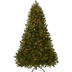Best 7.5 ft. Pre-Lit Downswept Douglas Fir Tree with Dual Color LED Lights Full|Pre-Lit