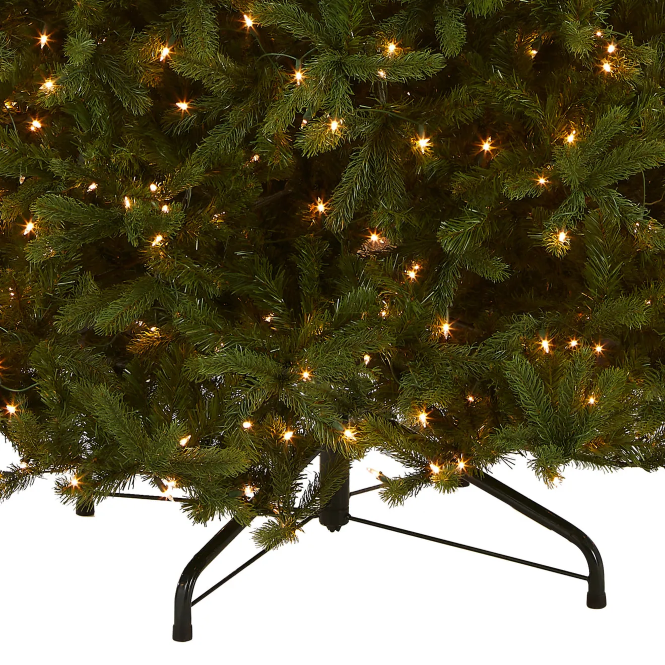 New 12 ft. Pre-Lit Downswept Douglas Fir Tree with Clear Lights Full|Pre-Lit