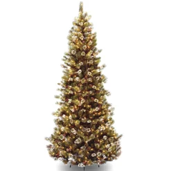 New 4 ft. Pre-Lit Downswept Douglas Fir Slim Tree Pre-Lit|Slim