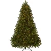 Outlet 6.5 ft. Pre-Lit Downswept Douglas Fir Tree with Dual Color LED Lights Full|Pre-Lit