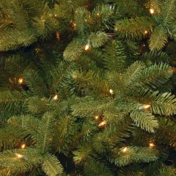 Clearance 7.5 ft. Pre-Lit Downswept Douglas Fir Tree with 750 Dual Color LED Lights Full|Pre-Lit