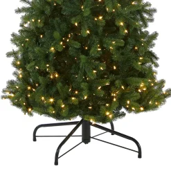 New 12 ft. Pre-Lit Downswept Douglas Fir Pencil Slim Tree with Dual Color LED Lights Pencil Slim|Pre-Lit