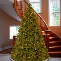 Online 10 ft. Pre-Lit Downswept Douglas Fir Tree with Dual Color LED Lights Full|Pre-Lit