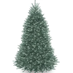 Best 6.5 ft. Pre-Lit Dunhill Fir Blue Tree with Clear Lights Pre-Lit|6 To 6.5 Feet