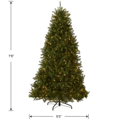 Online 7.5 ft. Pre-Lit Dunhill Fir Tree with PowerConnect Dual Color LED Lights Full|Pre-Lit