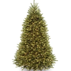 Best 7 ft. Pre-Lit Dunhill Fir Tree with Clear Lights Full|Pre-Lit