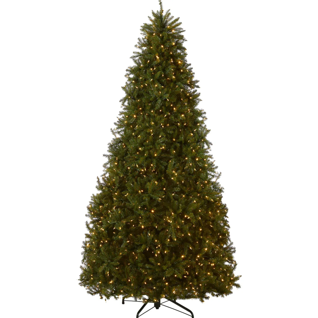 Sale 10 ft. Pre-Lit Dunhill Fir Tree with Dual Color LED Lights Full|Pre-Lit