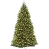 Clearance 12 ft. Pre-Lit Dunhill Fir Tree with Clear Lights Full|Pre-Lit