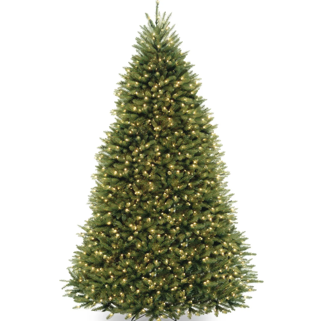 Clearance 9 ft. Pre-Lit Dunhill Fir Tree with 900 Clear Lights Full|Pre-Lit