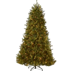 Clearance 9 ft. Pre-Lit Dunhill Fir Tree with 900 Clear Lights Full|Pre-Lit