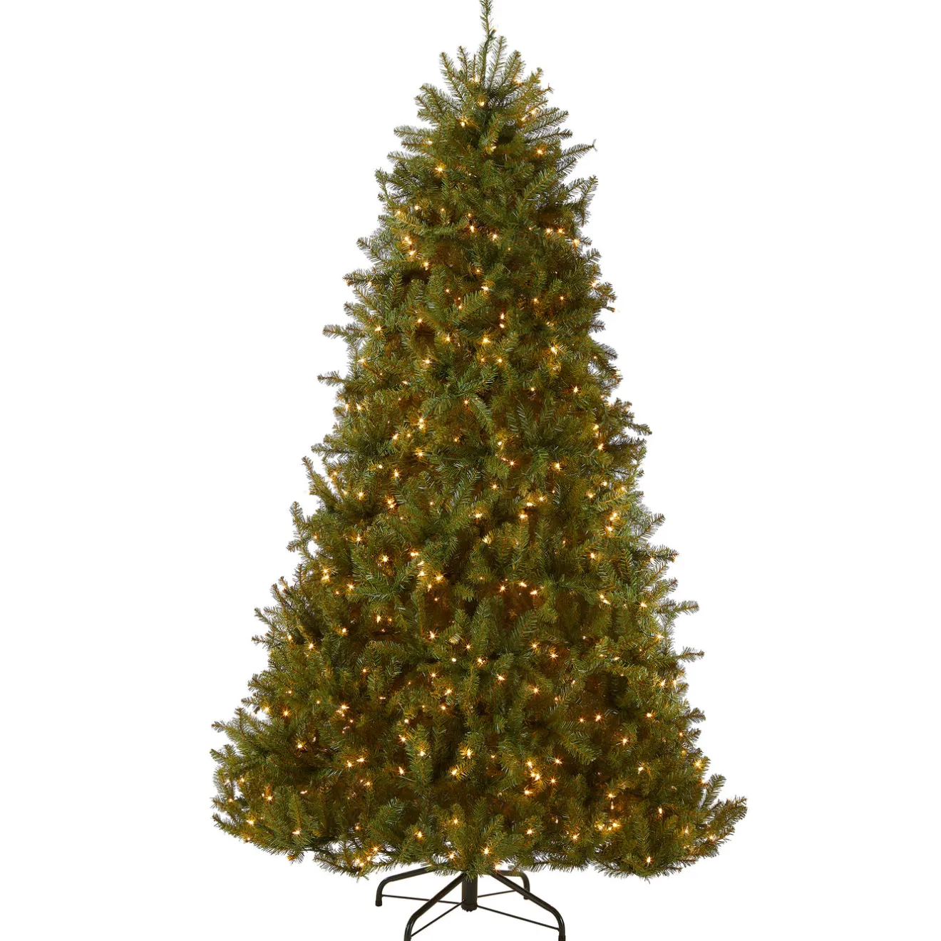 Clearance 9 ft. Pre-Lit Dunhill Fir Tree with 900 Clear Lights Full|Pre-Lit