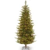 New 7.5 ft. Pre-Lit Fraser Grande Slim Tree with Clear Lights Slim|Pre-Lit