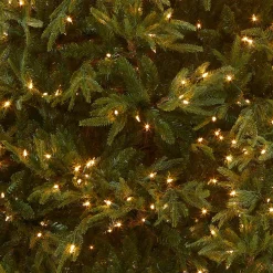 Clearance 7.5 ft. Pre-Lit Fraser Grande Tree with Clear Lights Full|Pre-Lit