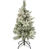New 3 ft. Pre-Lit Frosted Colonial Slim Tree with Clear Lights Pre-Lit|Slim