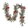 9 ft. Pre-Lit General Store Snowy Garland with LED Lights Pre-Lit Christmas Garlands|7-10 Feet Christmas Garlands
