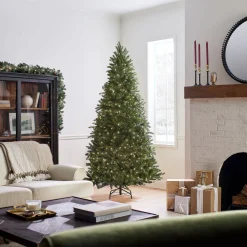 Best 7.5 ft. Pre-Lit Grande Fir Medium Tree with Clear Lights Medium|Pre-Lit
