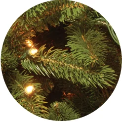 Best 7.5 ft. Pre-Lit Grande Fir Medium Tree with Clear Lights Medium|Pre-Lit