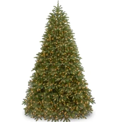 Best 10 ft. Pre-Lit Jersey Fraser Fir Medium Tree with Dual Color LED Lights Full|Pre-Lit