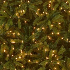 New 7.5 ft. Pre-Lit Jersey Fraser Fir Tree with Clear Lights Full|Pre-Lit