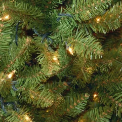 Outlet 14 ft. Pre-Lit Kingswood Fir Pencil Tree with Clear Lights Pencil Slim|12 Feet And Taller
