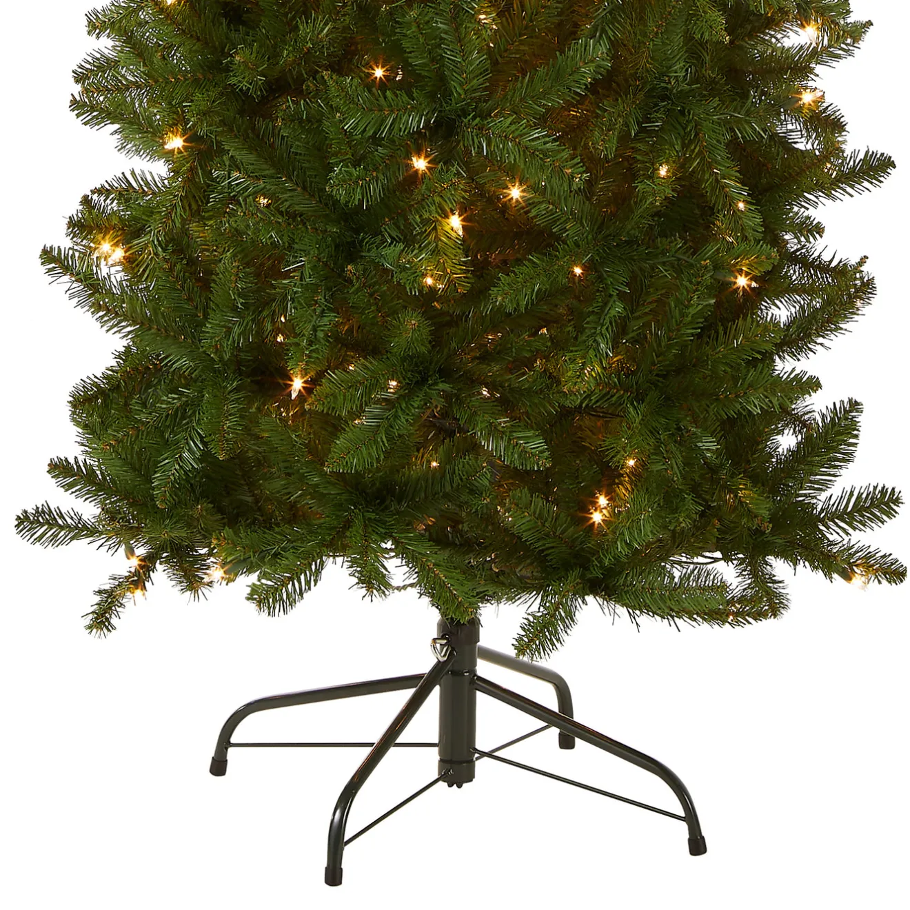 Outlet 7.5 ft. Pre-Lit Kingswood Fir Pencil Tree with Clear Lights Pencil Slim|Pre-Lit