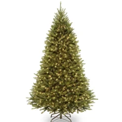 Best 7.5 ft. Pre-Lit Kingswood Fir Tree with PowerConnect Dual Color LED Lights Medium|Pre-Lit