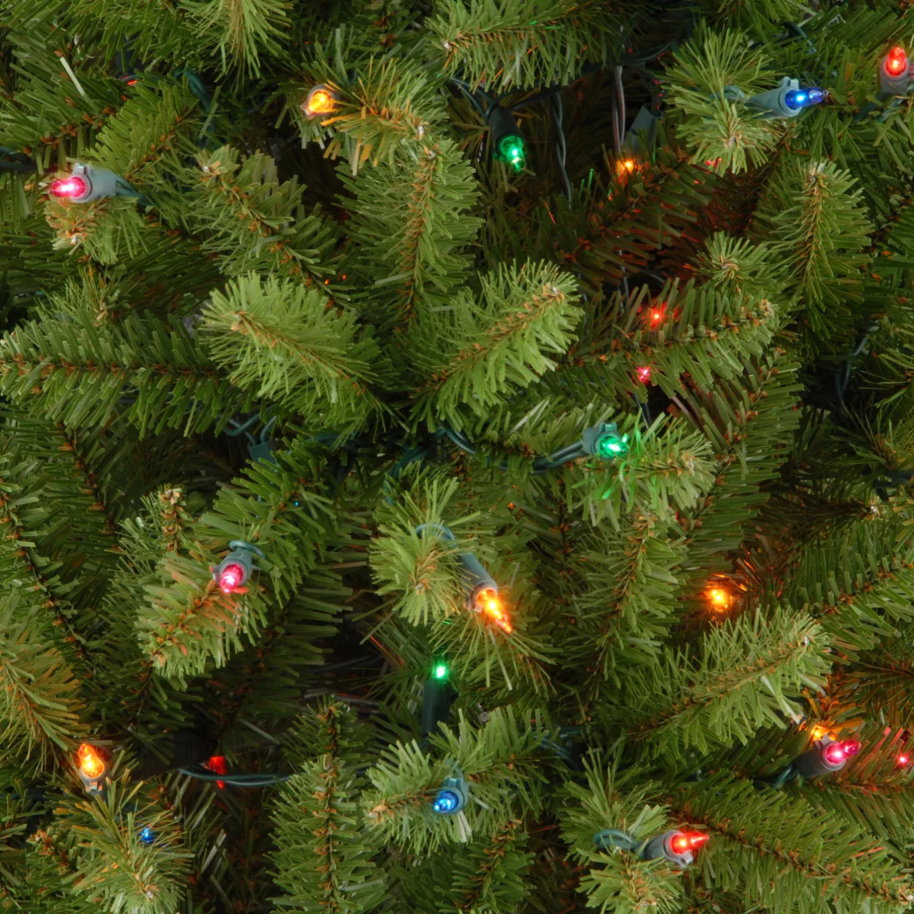 Best 7 ft. Pre-Lit Kingswood Fir Pencil Tree with Multicolor Lights Pencil Slim|Pre-Lit