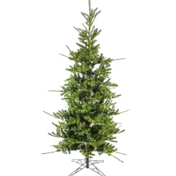 Best 10 ft. Pre-Lit Lark Pine Feel Real Medium Tree with Warm White LED Rice Lights Full|Pre-Lit